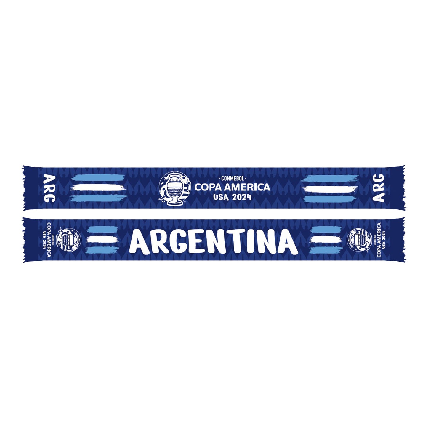 Argentina COPA America Scarf - Front and Back View