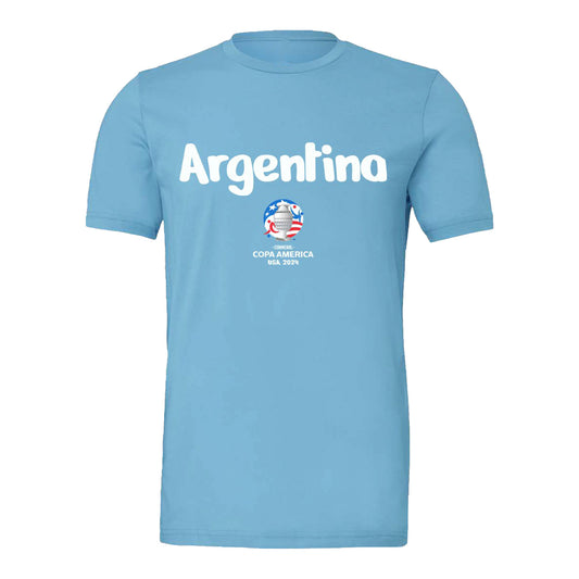 Copa America Argentina Blue T-Shirt - Front View