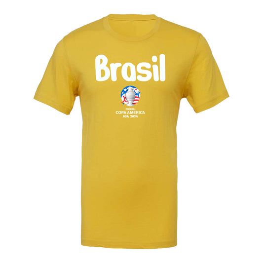 Copa America Brasil Yellow T-Shirt - Front View
