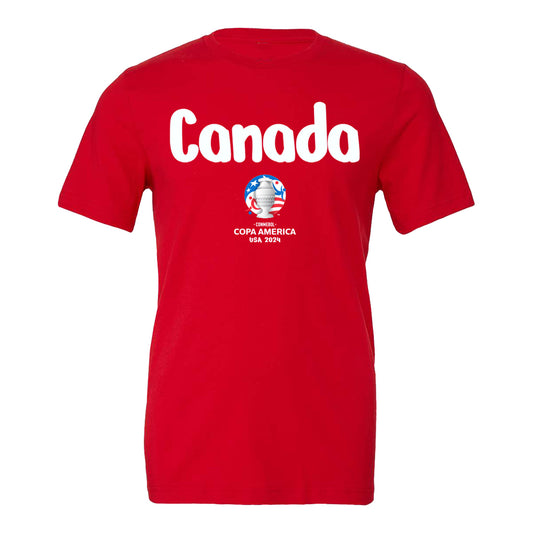 Copa America Canada Red T-Shirt - Front View
