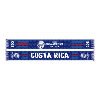 Costa Rica COPA America Scarf - Front and Back View
