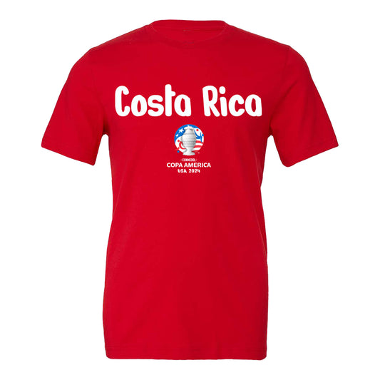 Copa America Costa Rica Red T-Shirt - Front View