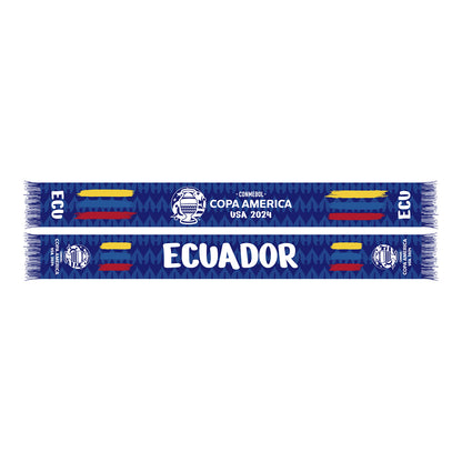 Ecuador COPA America Scarf - Front and Back View