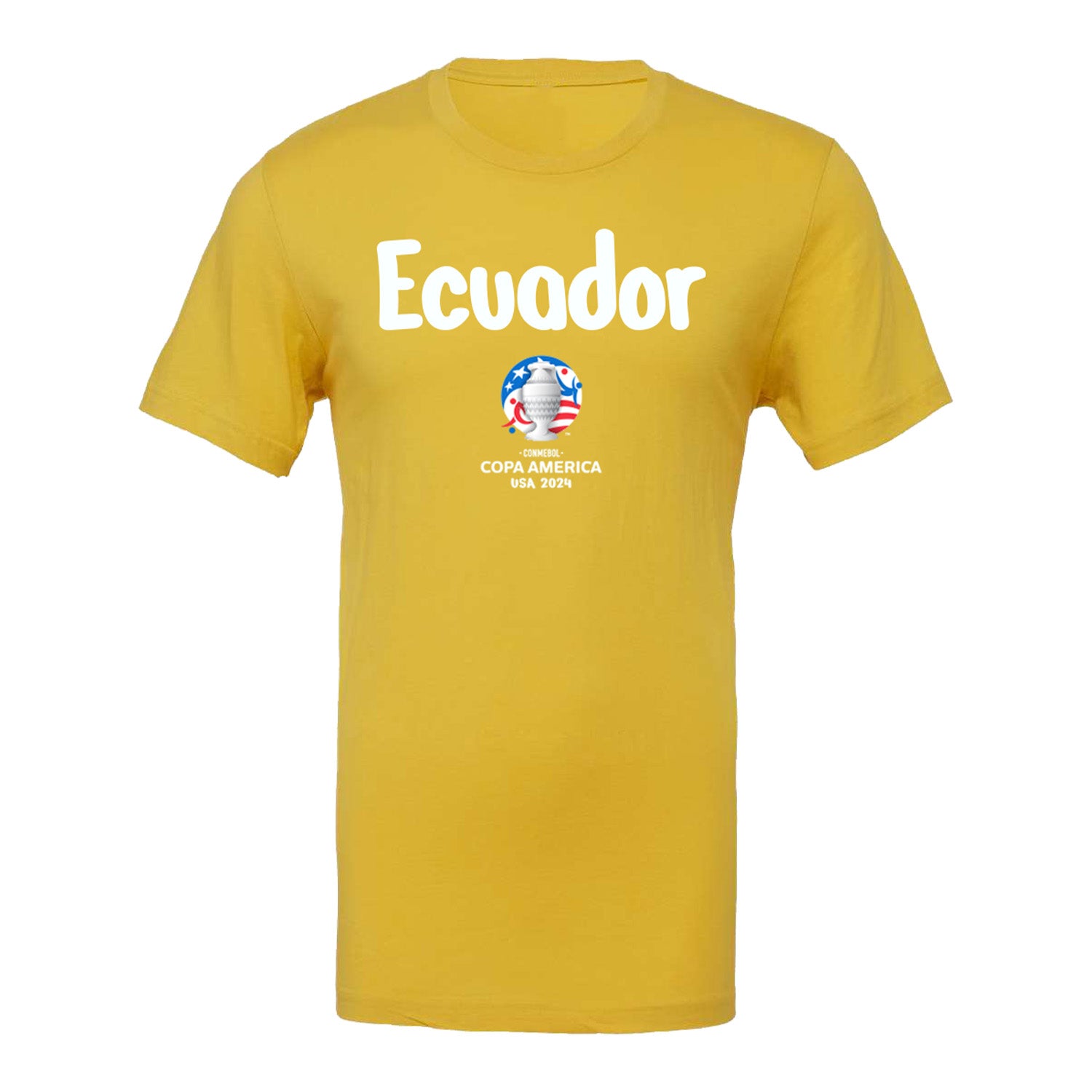 Copa America Ecuador Yellow T-Shirt - Front View