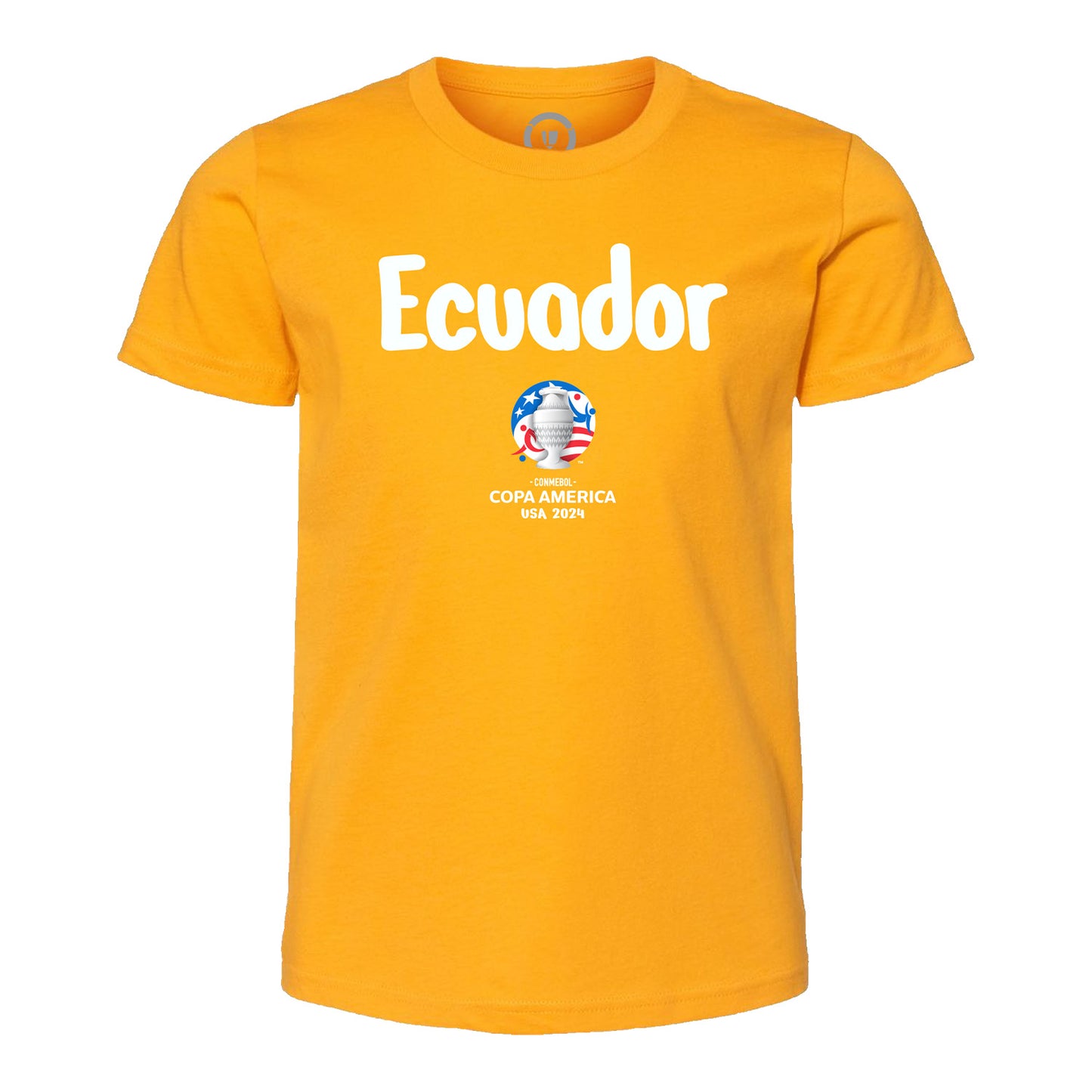 Youth Copa America Ecuador Yellow T-Shirt