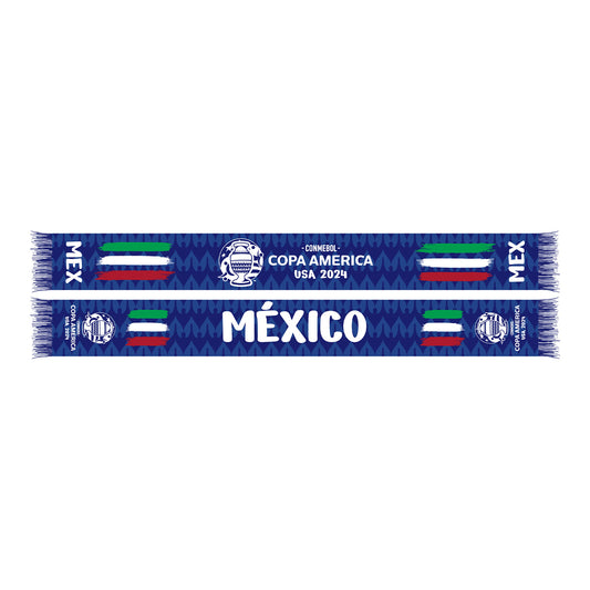 México COPA America Scarf - Front and Back View