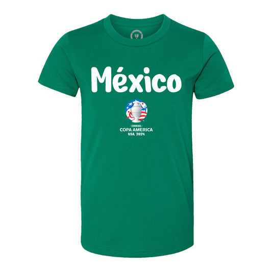 Youth Copa America México Green T-Shirt