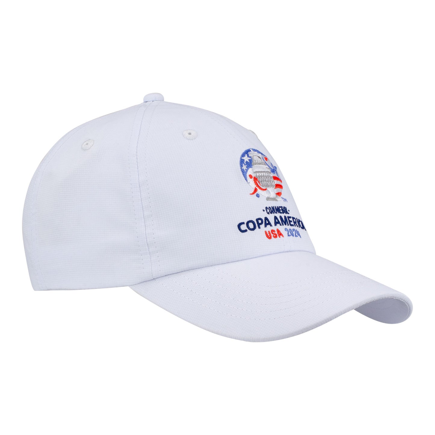 Copa America White Embroidered Adjustable Hat