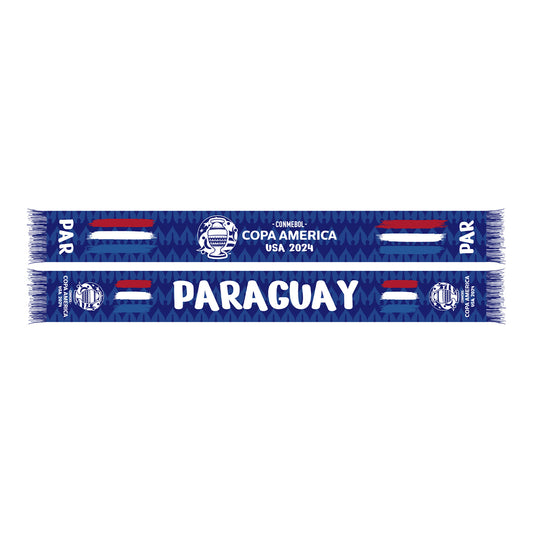 Paraguay COPA America Scarf - Front and Back View
