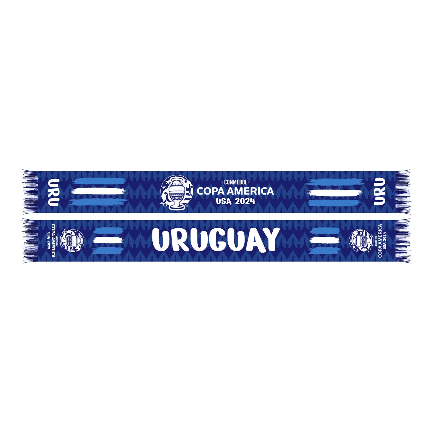 Uruguay COPA America Scarf - Front and Back View