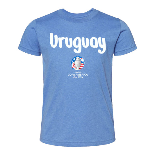 Youth Copa America Uruguay Blue T-Shirt