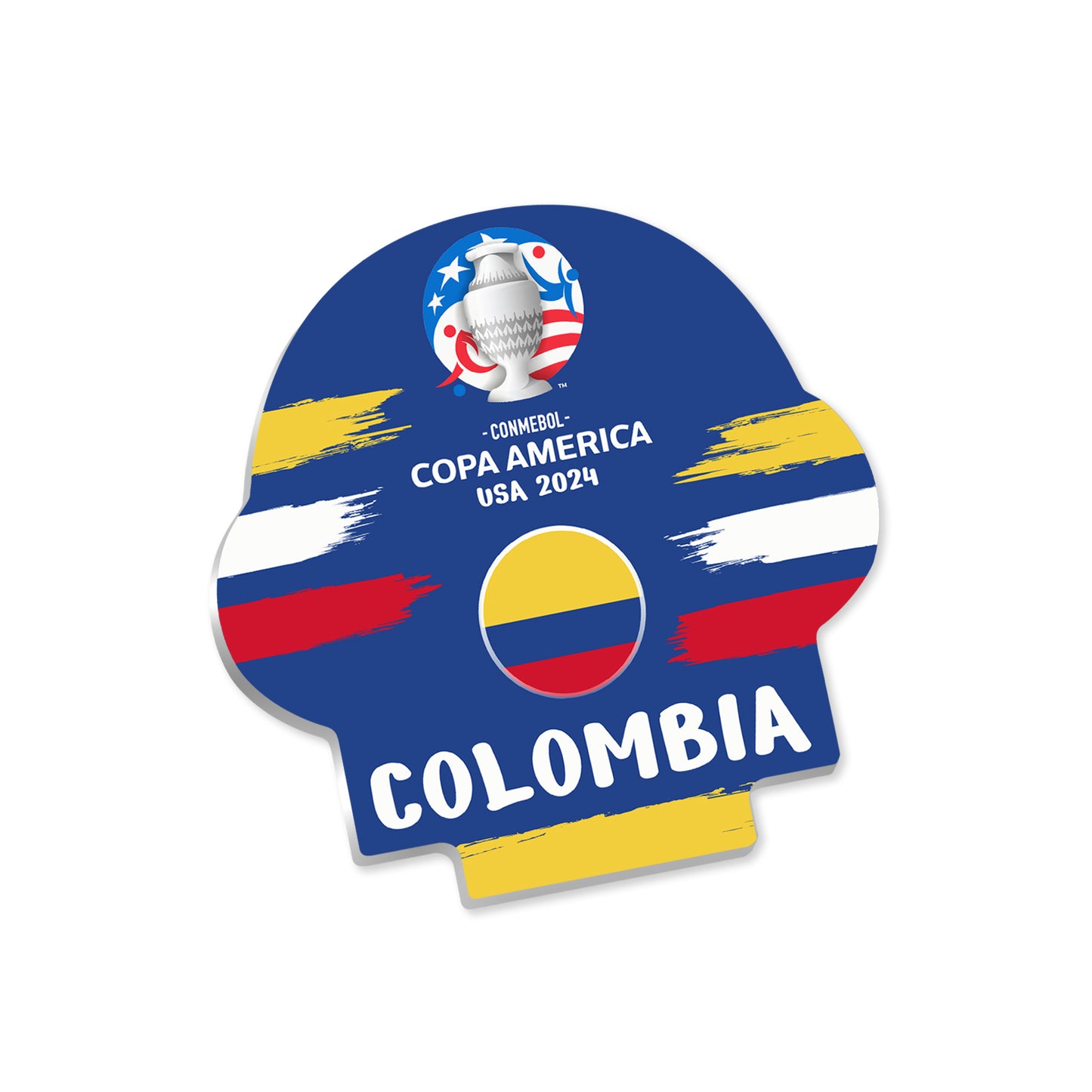 Copa America Colombia Themed Hatpin